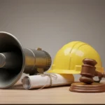 Derecho de huelga en España: megáfono, casco de obra y mazo judicial